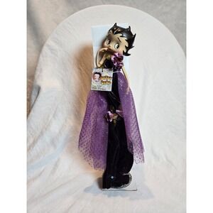 Betty Boop 12" Vintage Doll In Purple Dress Brand New‎ In Box 2007